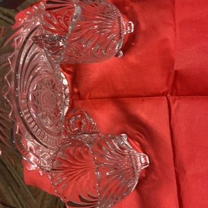 Vintage waterford crystal 1950 sugar creamer set